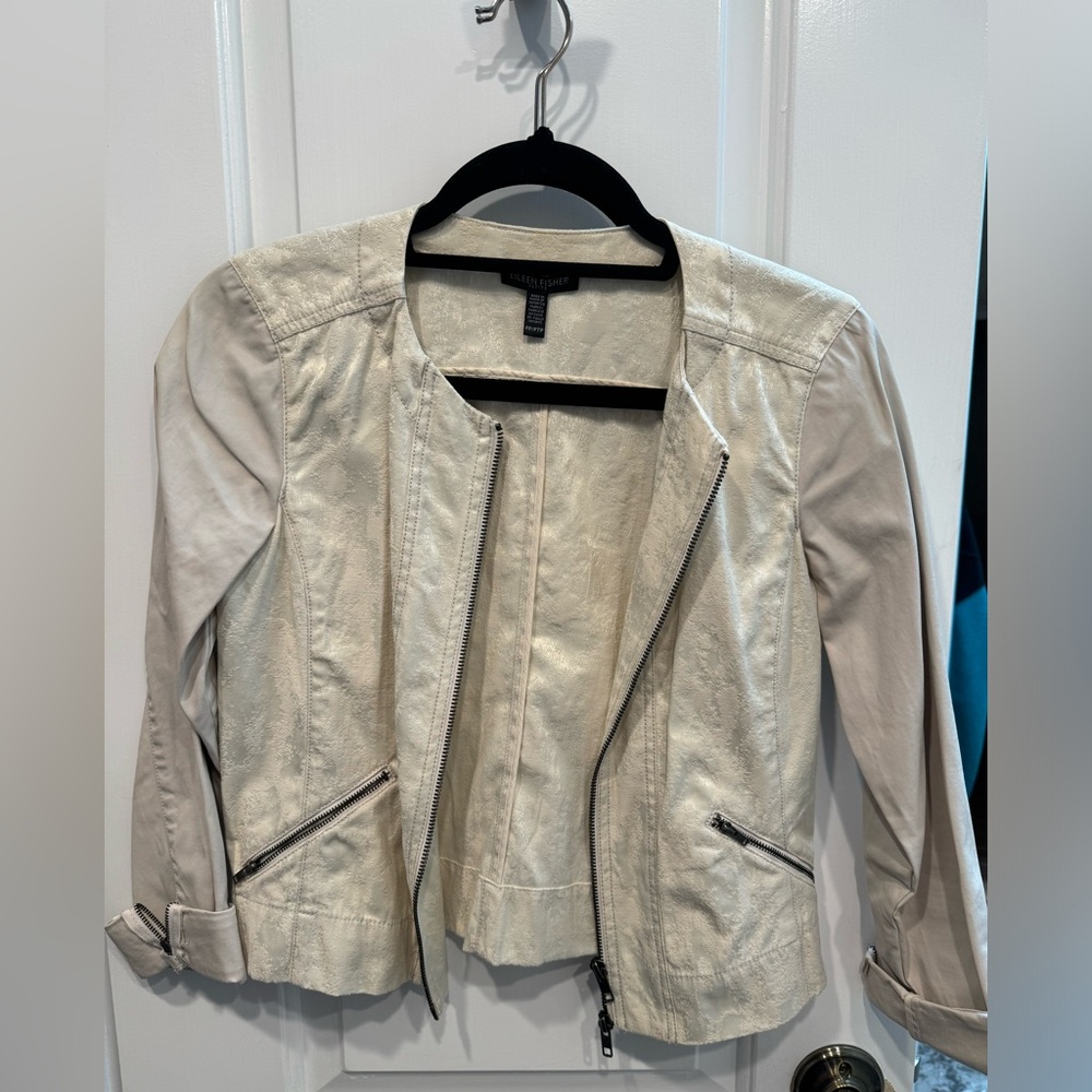 Eileen fisher light jacket pp